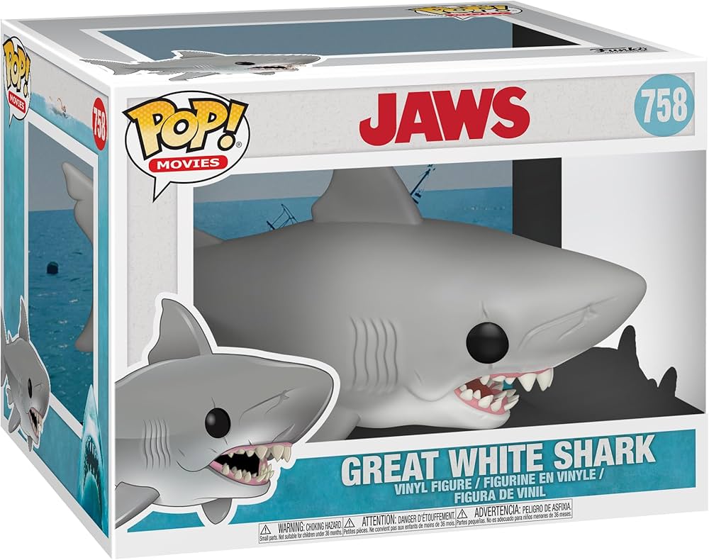 Amazon.co.jp: Funko 38565 Jaws Shark Pop Vinyl Figure, 6 inch Size