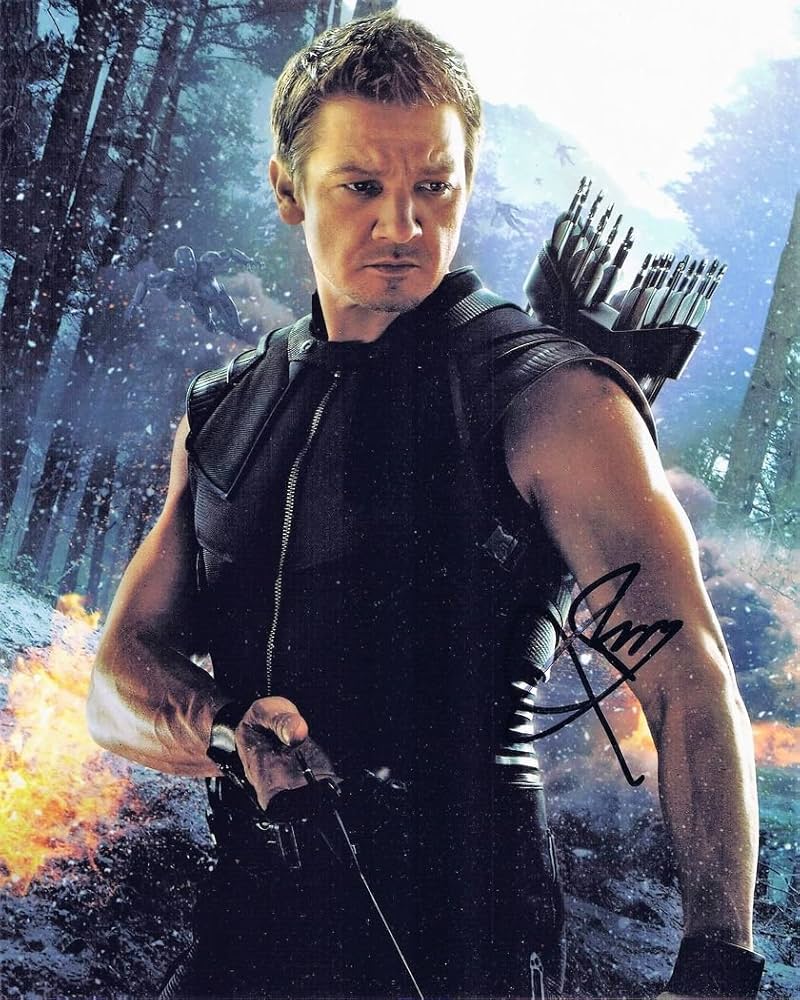 Amazon.co.jp: ◇直筆サイン ◇ジェレミー レナー ◇Jeremy Renner