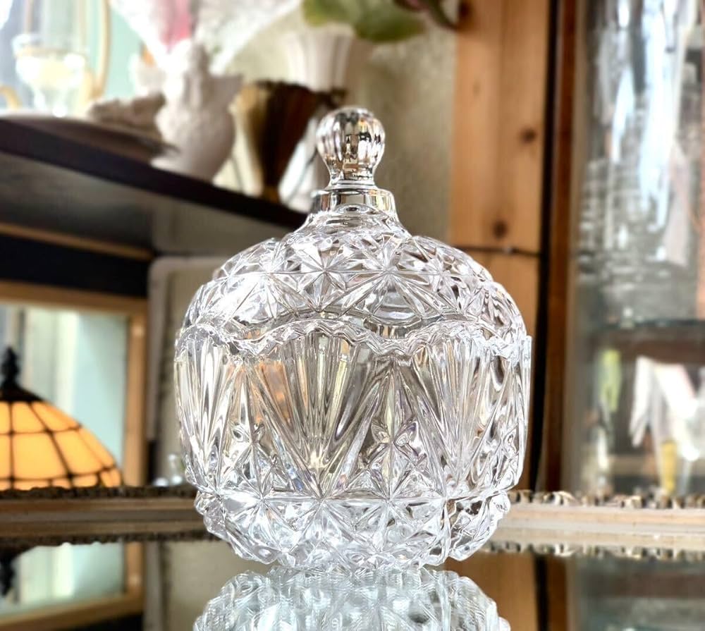 Amazon.co.jp: 曽我ガラス SOGAガラス キャンディボックス 小物入れ