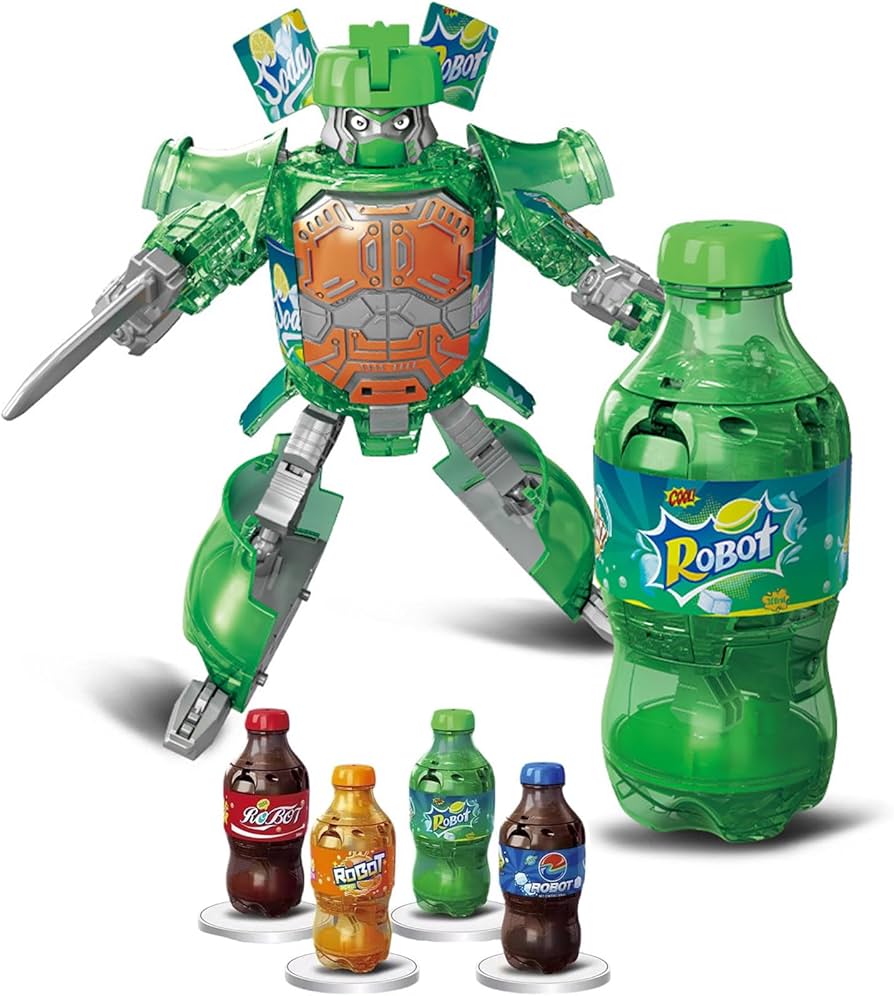 Amazon.co.jp: 2024新登場 飲料ロボッ モデル 変形 ロボット 戦士