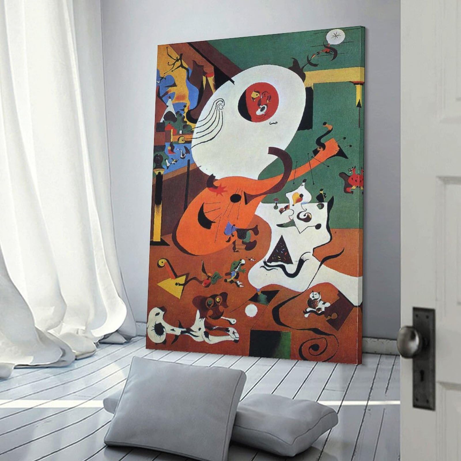 Amazon.co.jp: Joan Miroジョアンミロ《オランダの室内》ポスター 壁