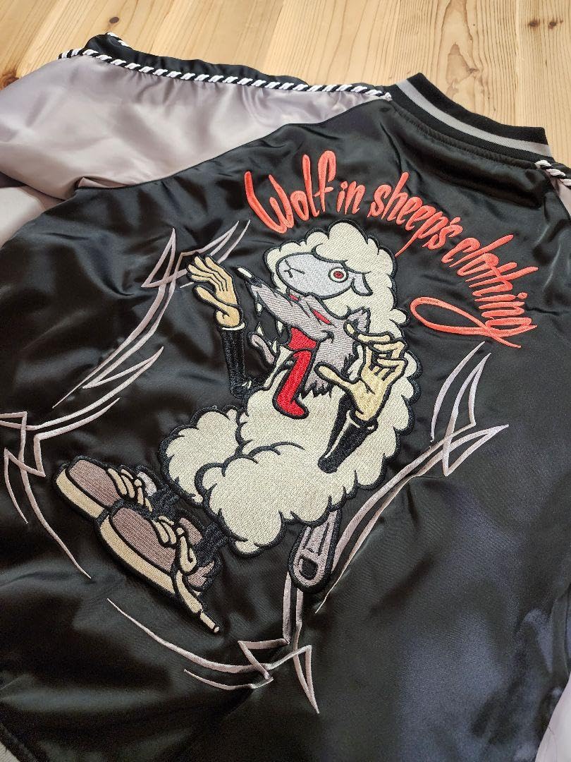 Amazon.co.jp: マンウィズ スカジャン リバーシブル MAN WITH A