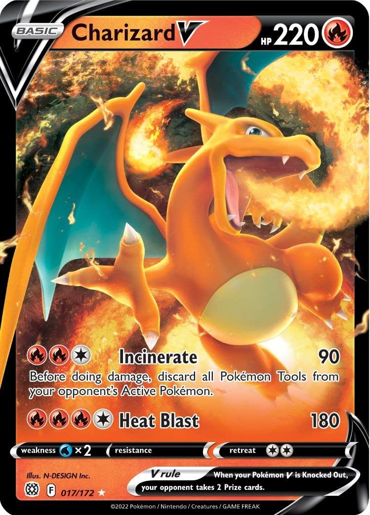 Amazon.co.jp: Charizard V 017/172 ブリリアントスター - ウルトラ