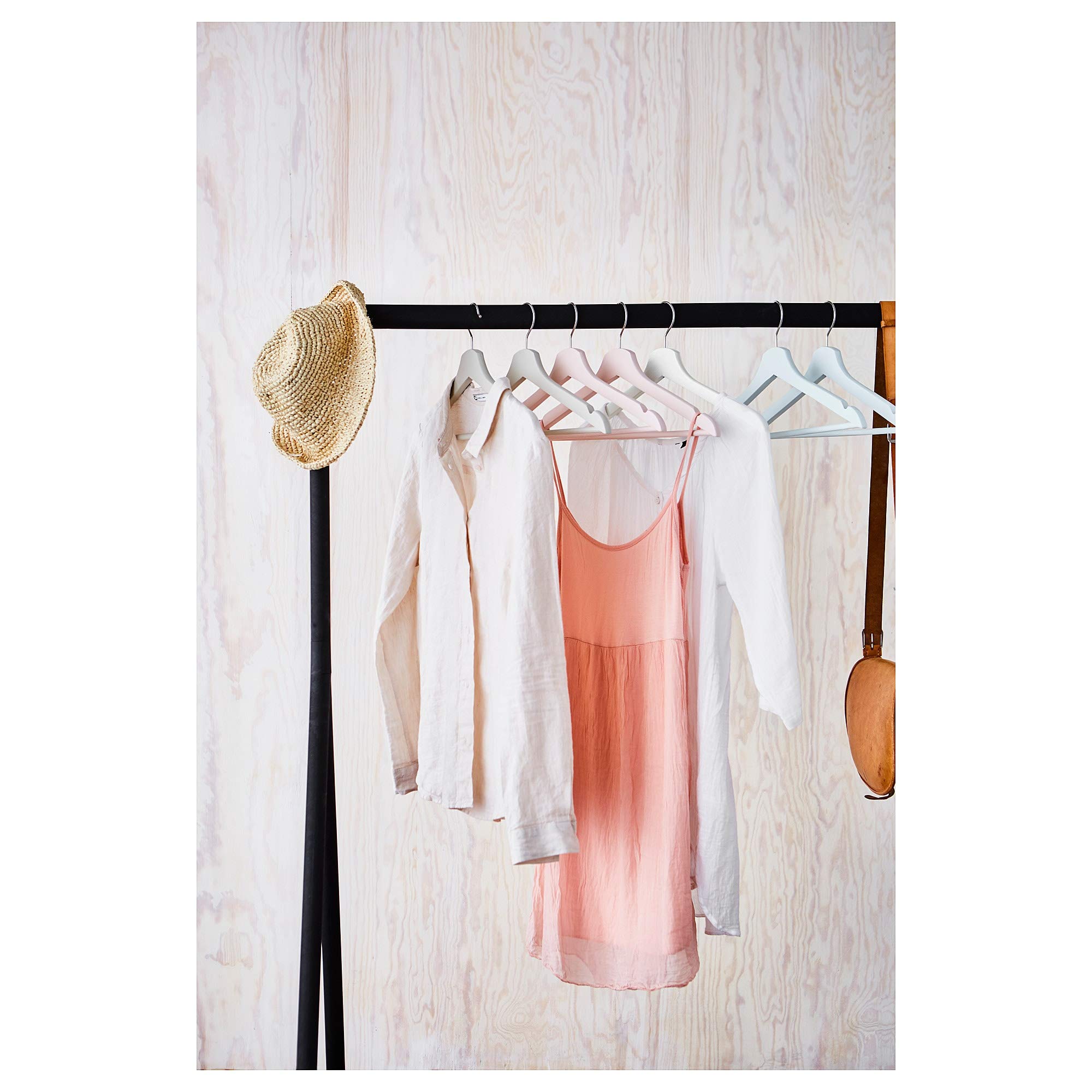 Amazon.co.jp: 木製ハンガー 8本セット ホワイト : ホーム＆キッチン