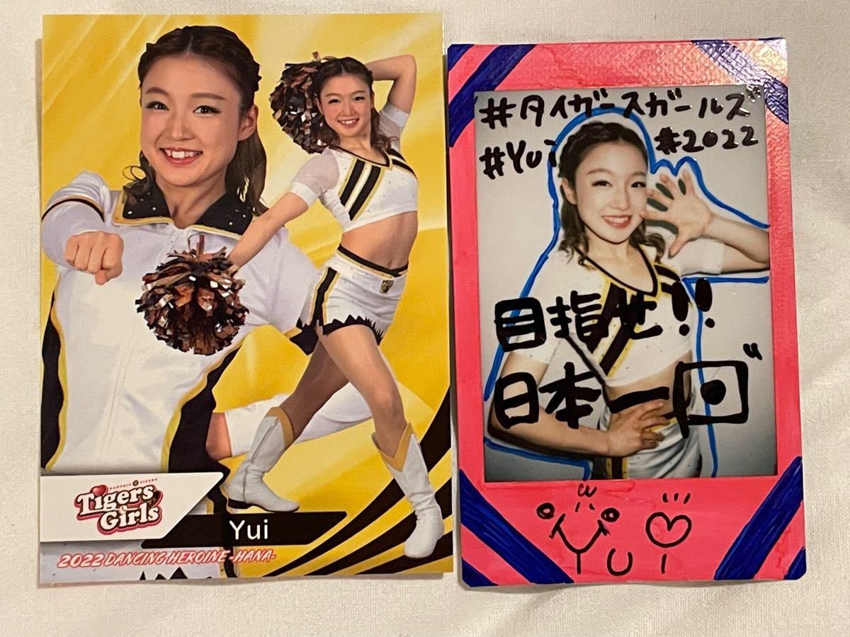 BBM 2018 チアリーダー舞 YUI 直筆サインチェキ 7/7 BBM 2018 チア