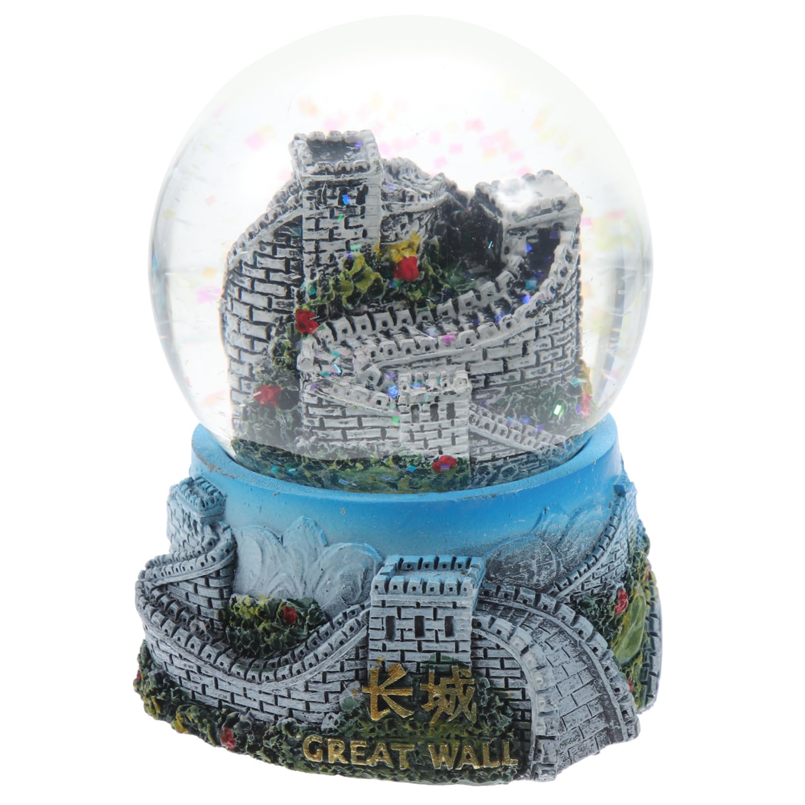 Amazon.co.jp: RORPOIR 1個 万里の長城クリスタル ボール クリアスノー