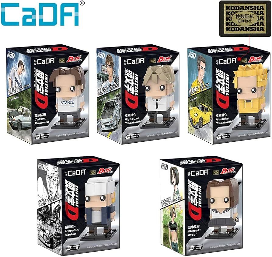 Amazon.co.jp: CaDAブロック × イニシャルD 25周年グッズ アニメ 頭