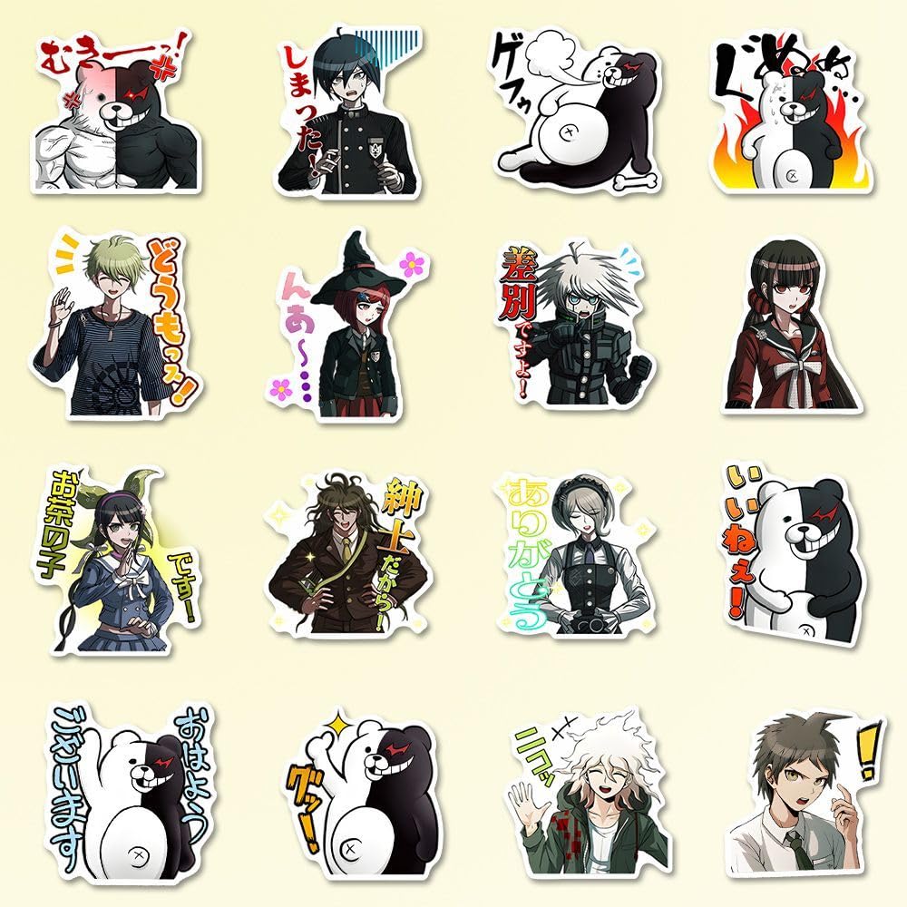 Amazon.co.jp: ダンガンロンパ ステッカー 108枚（54*2）七海千秋 狛枝