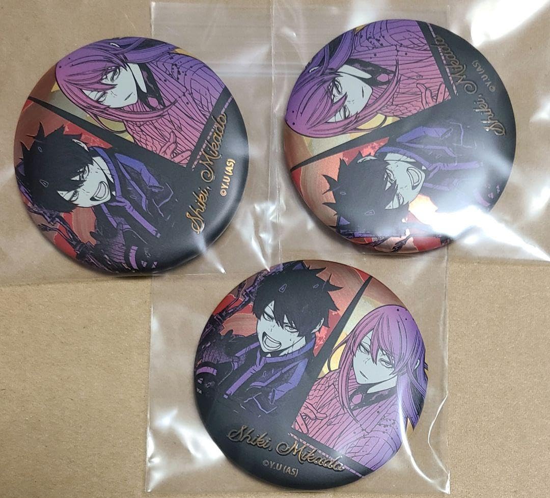 Amazon.co.jp: 桃源暗鬼 メタリック缶バッジ 一ノ瀬四季 桃寺御門 3個