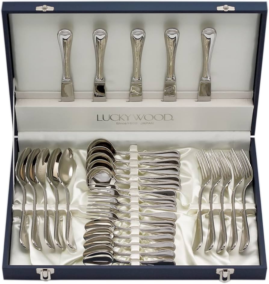 Amazon.co.jp: ラッキーウッド【カトラリーセット】【フレンチ
