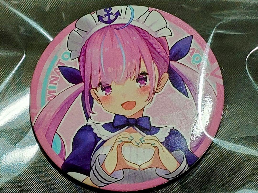 Amazon.co.jp: ホロライブ 湊あくあ スターター 缶バッジ : おもちゃ