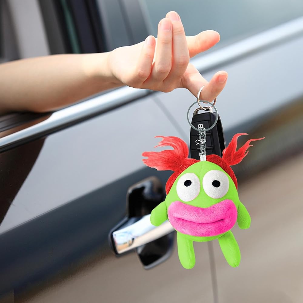 Amazon.co.jp: [pouxa] 女の子用ぬいぐるみキーホルダー,キーリング