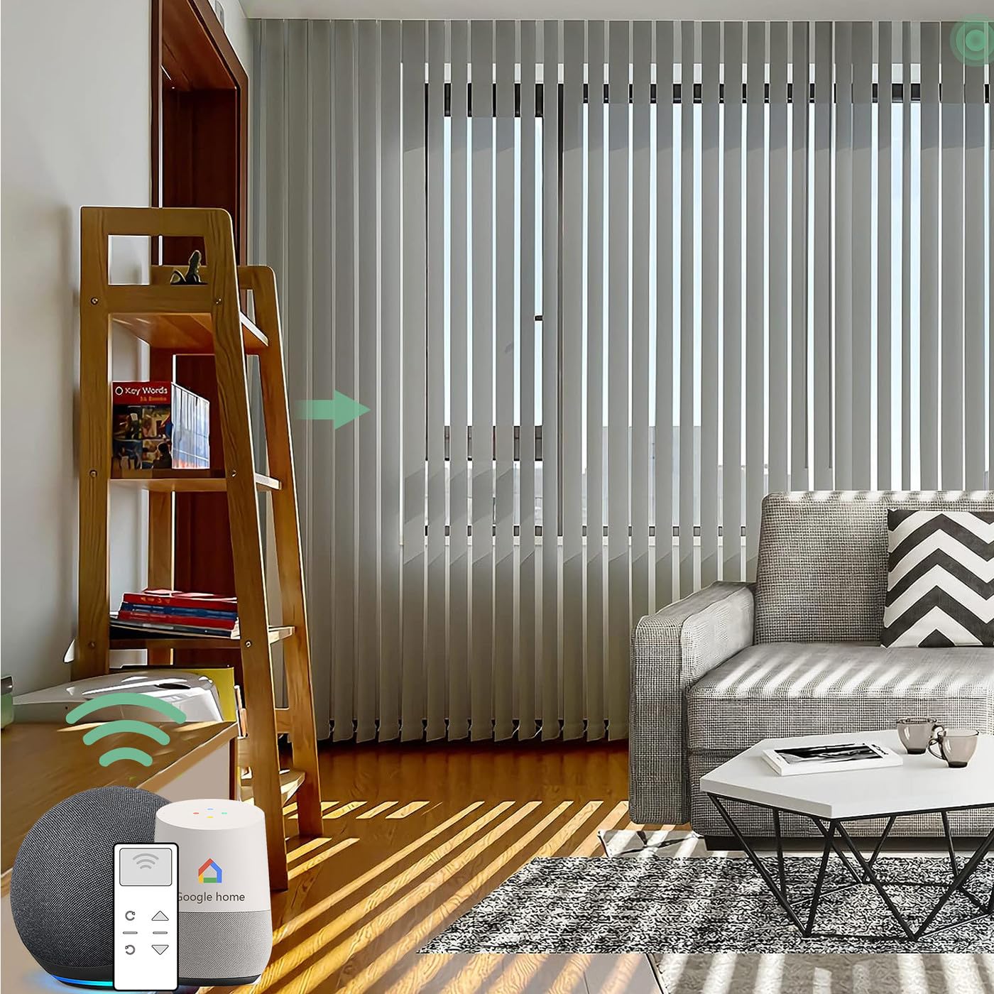 Amazon.co.jp: Yoolax 電動 縦型ブラインド スマートブライン