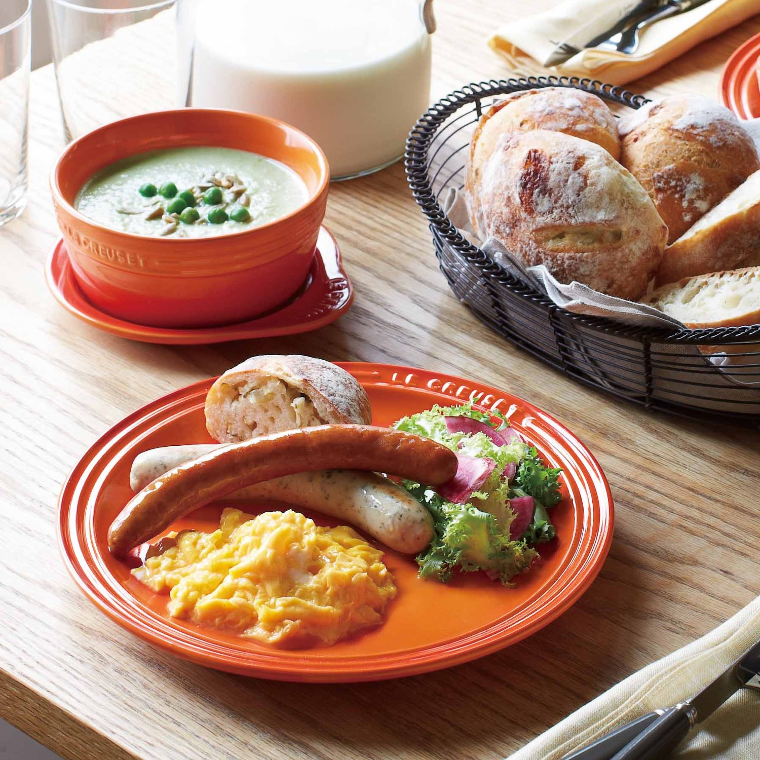 Amazon.co.jp: ル・クルーゼ(Le Creuset) 皿 ラウンド・プレート 23 cm