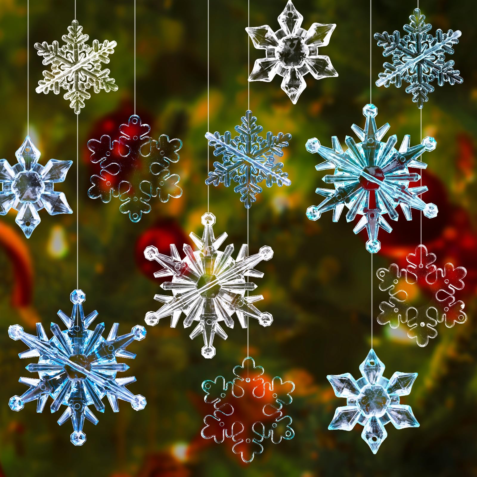 Amazon.co.jp: FUTUREPLUSX クリスマス アクリル スノーフレーク