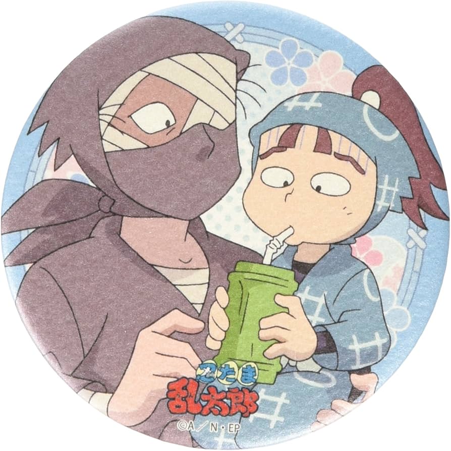 Amazon.co.jp: 忍たま乱太郎 和風缶バッジ 第2弾「雑渡昆奈門・鶴町