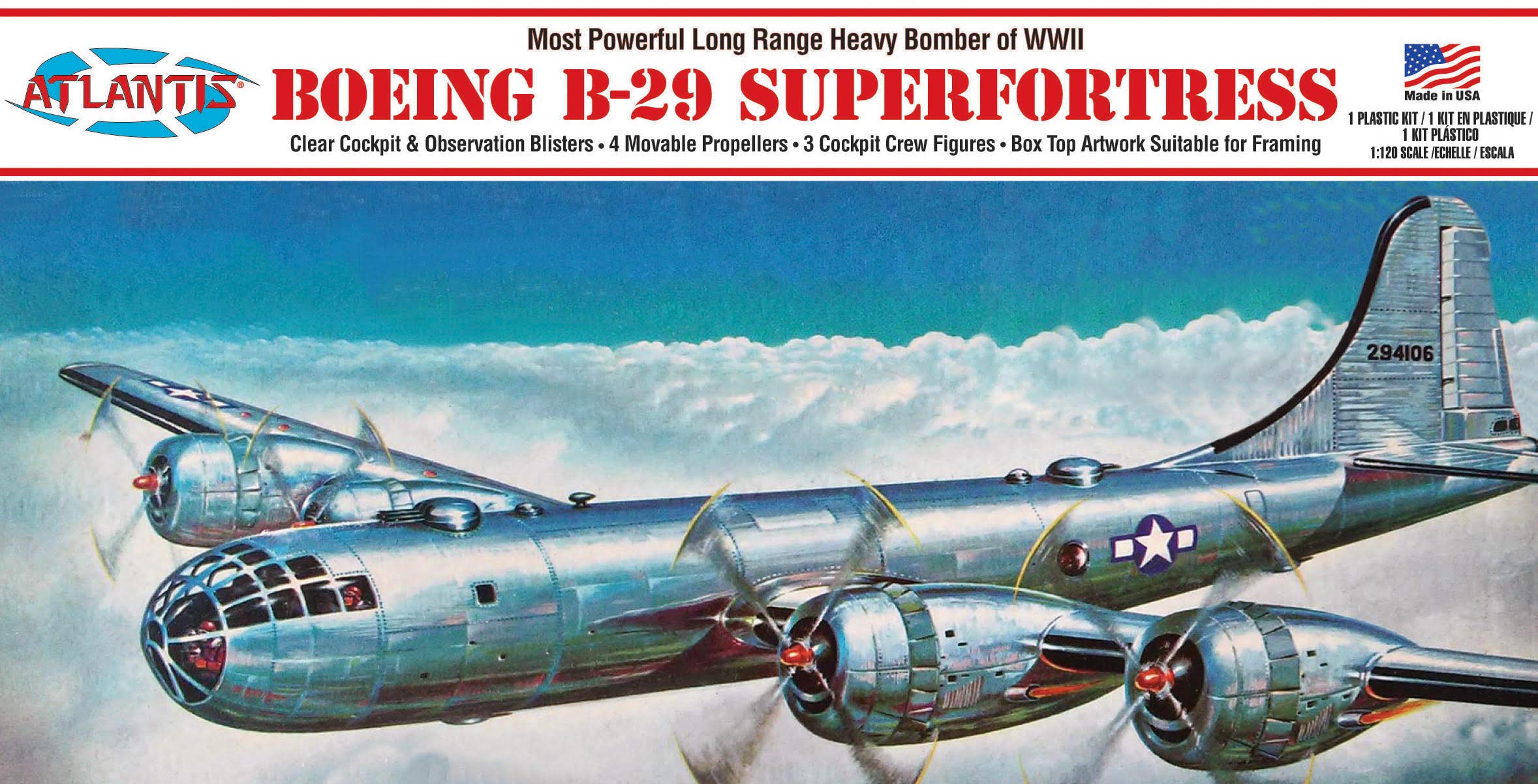 Amazon.com: B-29 Superfortress Plastic Model kit Made in The USA