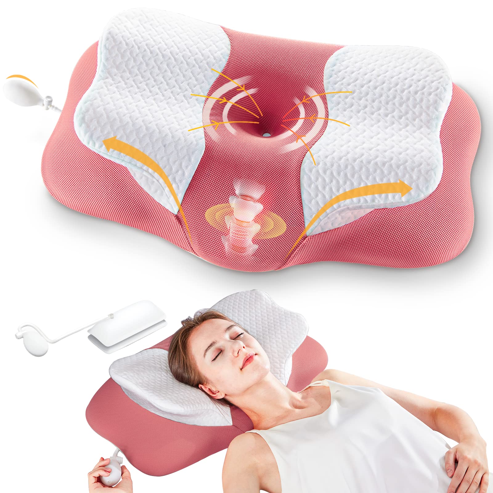 Amazon｜頸椎メモリーフォーム枕 横向き寝枕 首/肩の痛みに 整形外科的