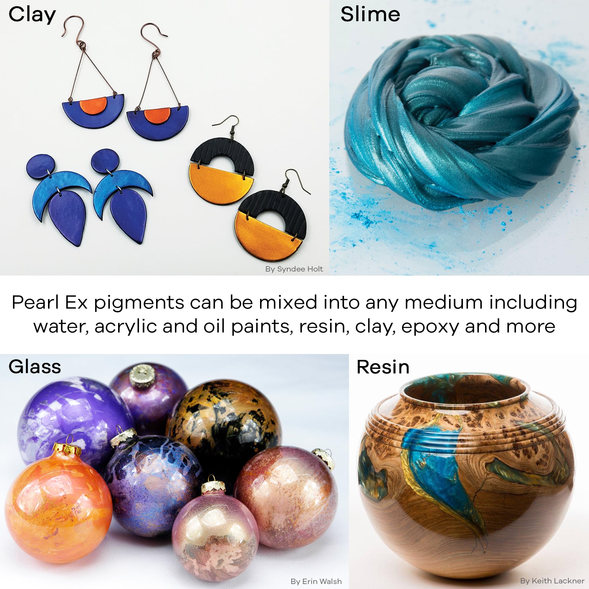 Amazon.com: Pearl Ex 4 OZ #671 Interference Blue : Arts, Crafts