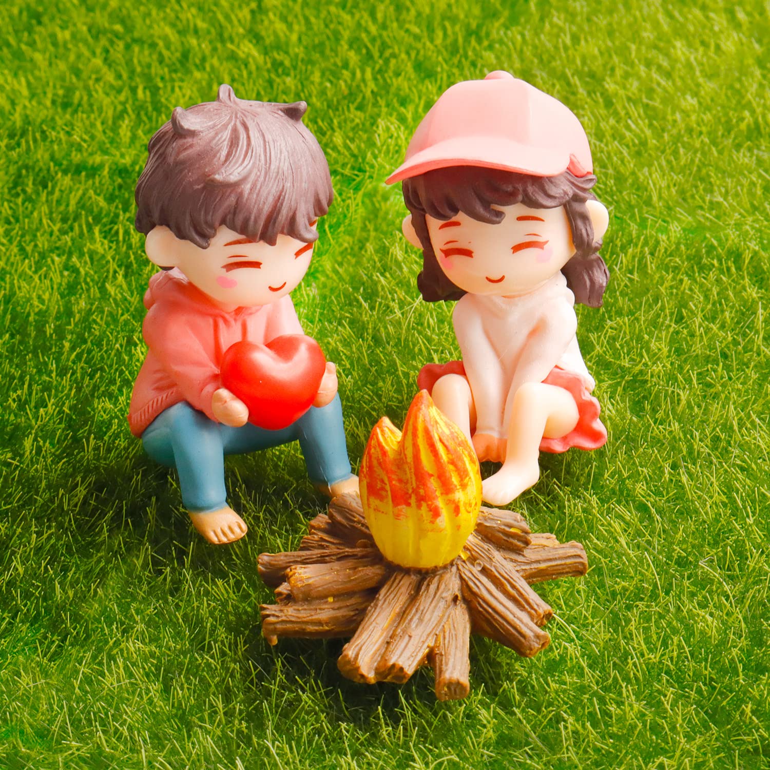 Amazon.co.jp: ミニチュアキャンプファイヤー 樹脂製 ミニファイヤー