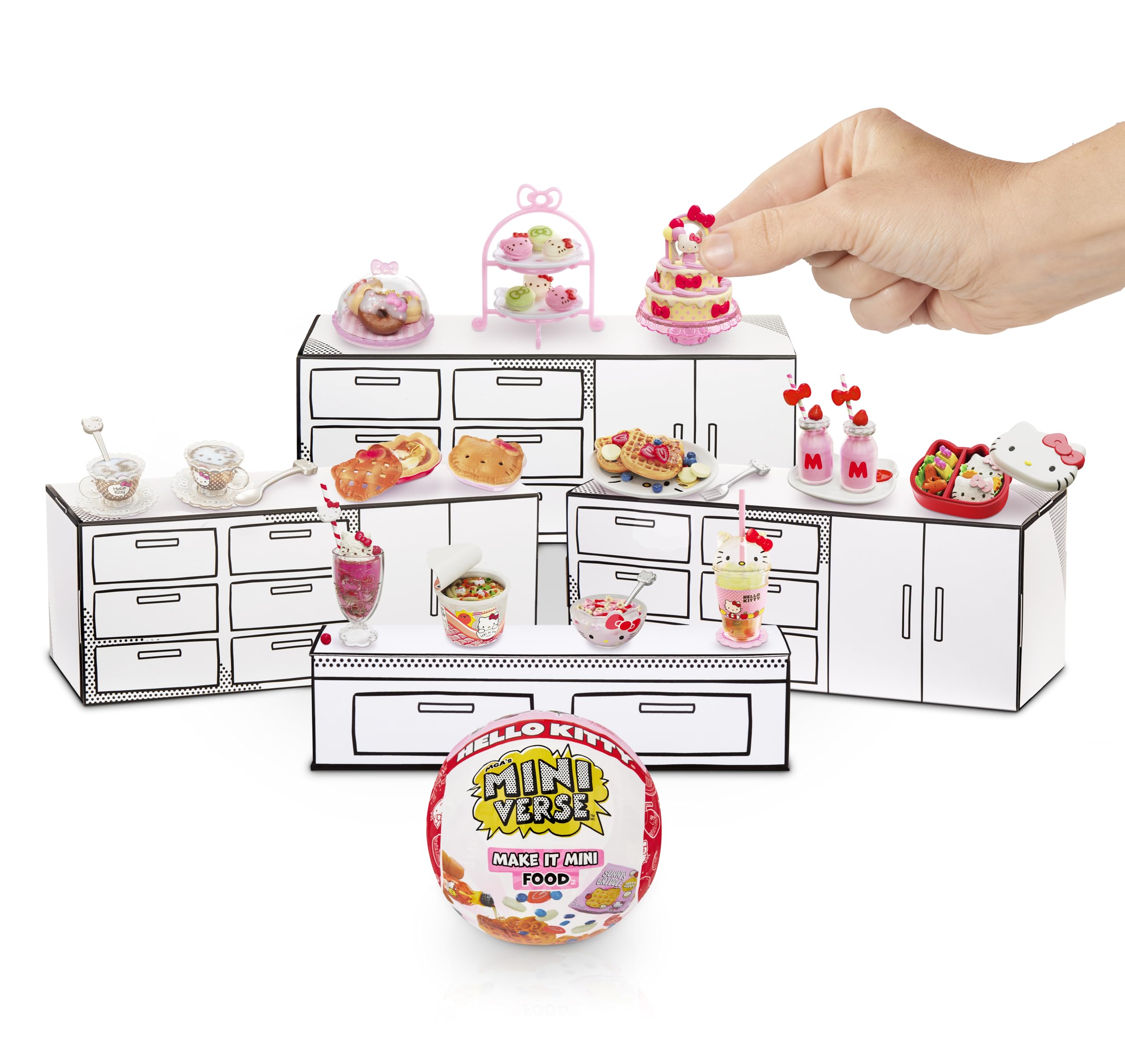 Amazon.com: MGA's Miniverse Make It Mini Food Hello Kitty (2 Pack