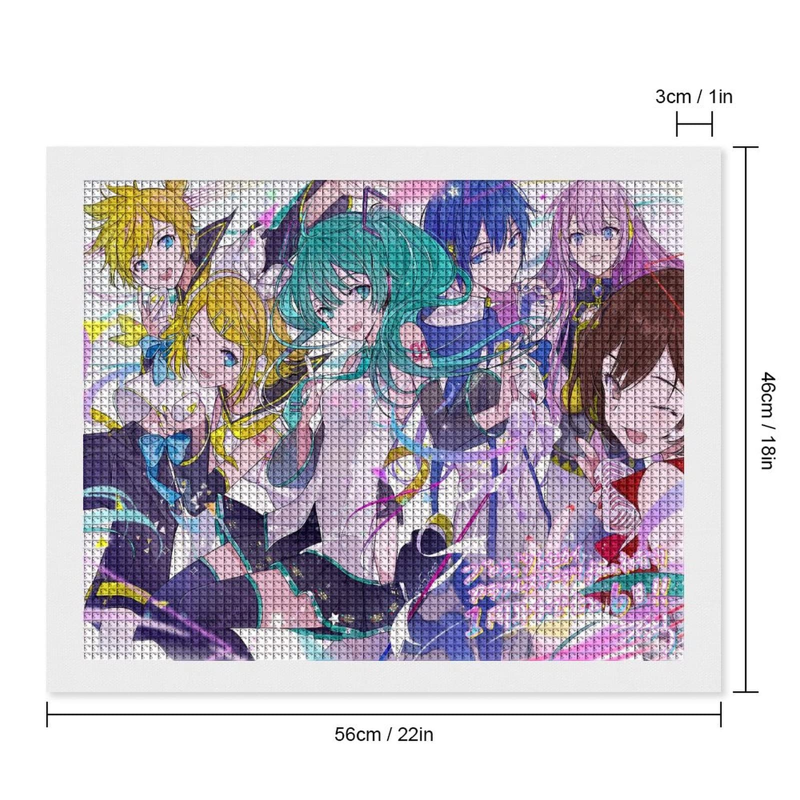 Amazon.co.jp: 初音ミク ダイヤモンドアート ダイヤモンド塗装