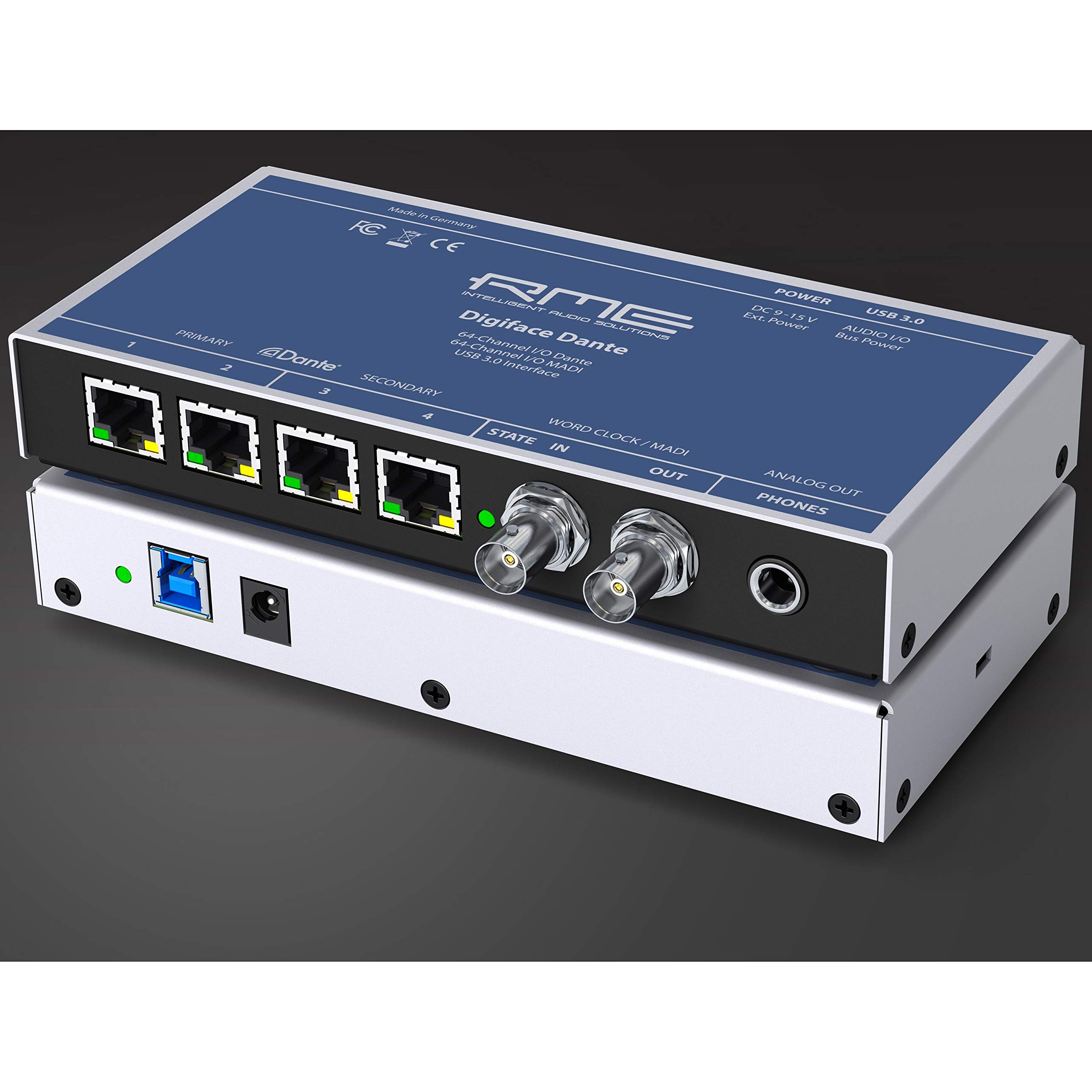 Amazon.com: RME Digiface Dante Dante/MADI/USB 3.0 Audio Interface