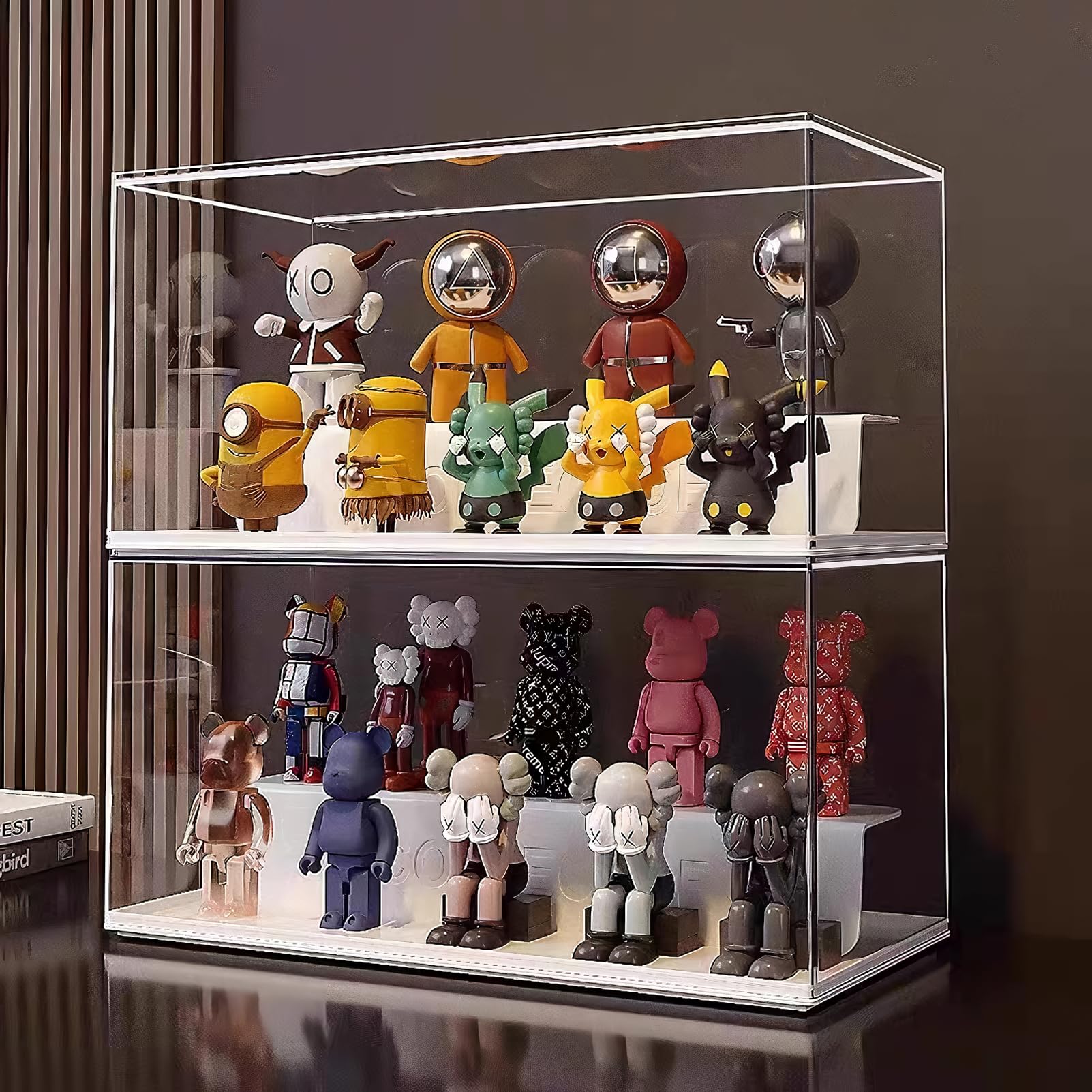 Amazon.co.jp: Mirasizuku コレクションケース 2個セット マグネット式