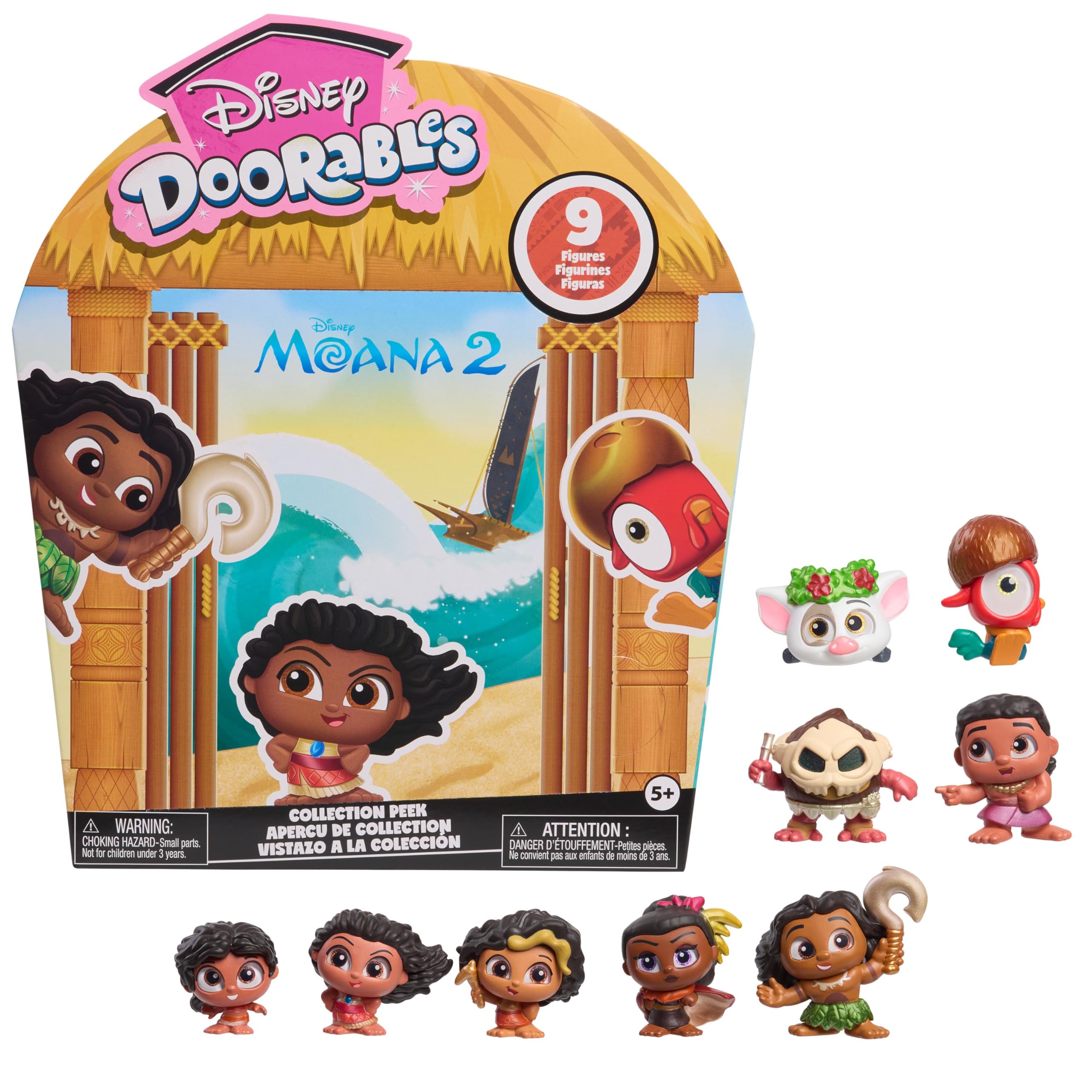 Amazon.com: Disney Doorables Moana 2 Collection Peek, Collectible