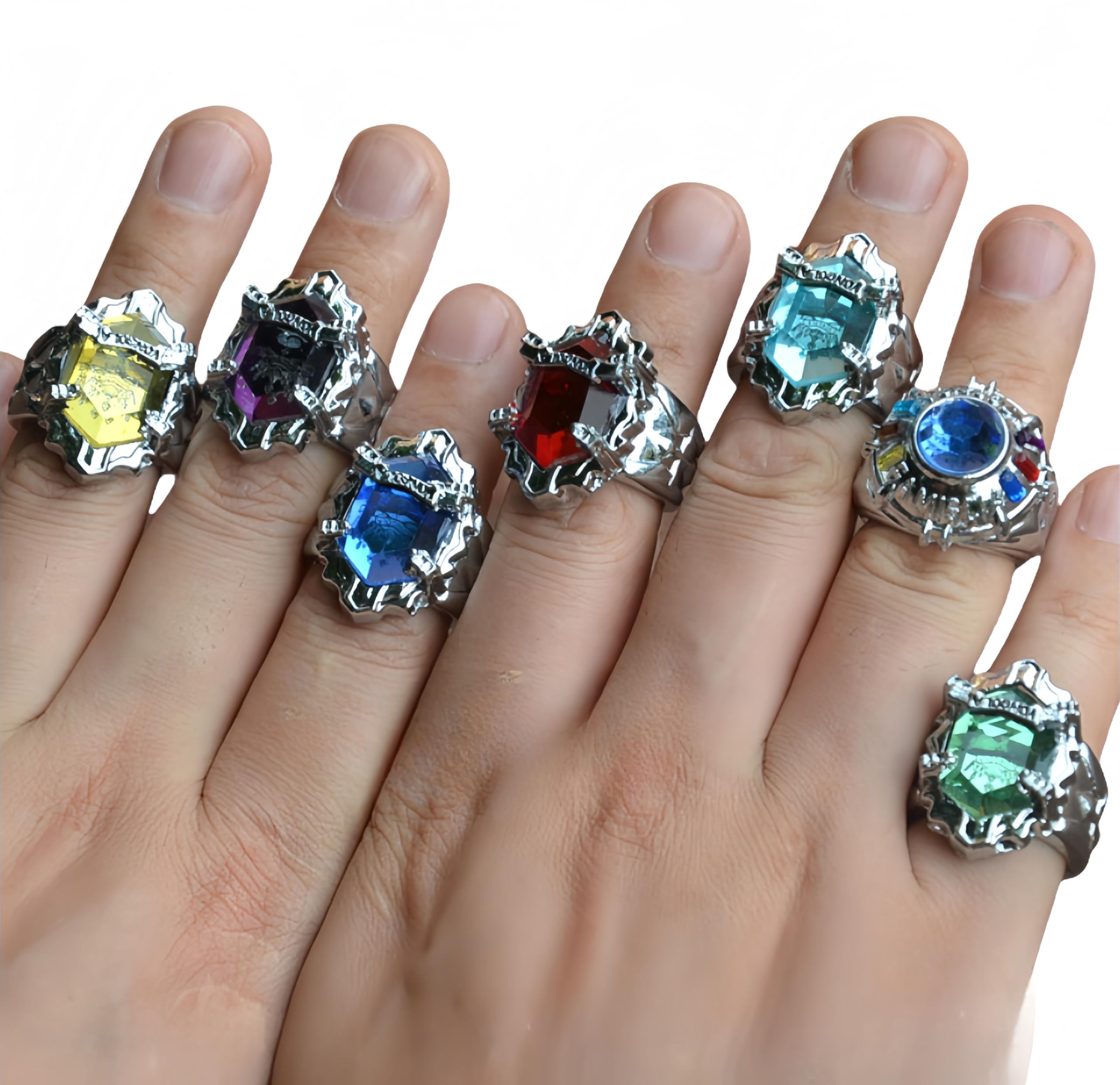 Amazon.co.jp: 家庭教師ヒットマン REBORN! リング 指輪 7個セット