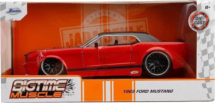 Amazon.com: Jada Big Time Muscle 1:24 1965 Ford Mustang Die-Cast