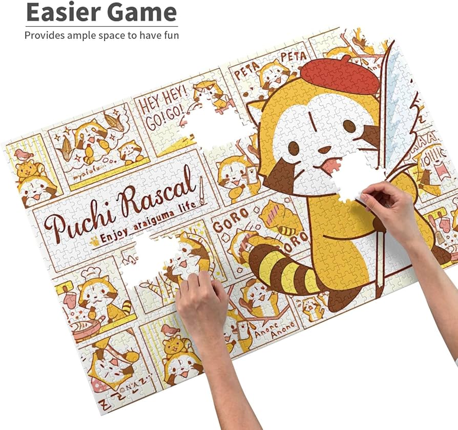 Amazon.co.jp: あらいぐまラスカル ジグソーパズル 木製 1000ピース