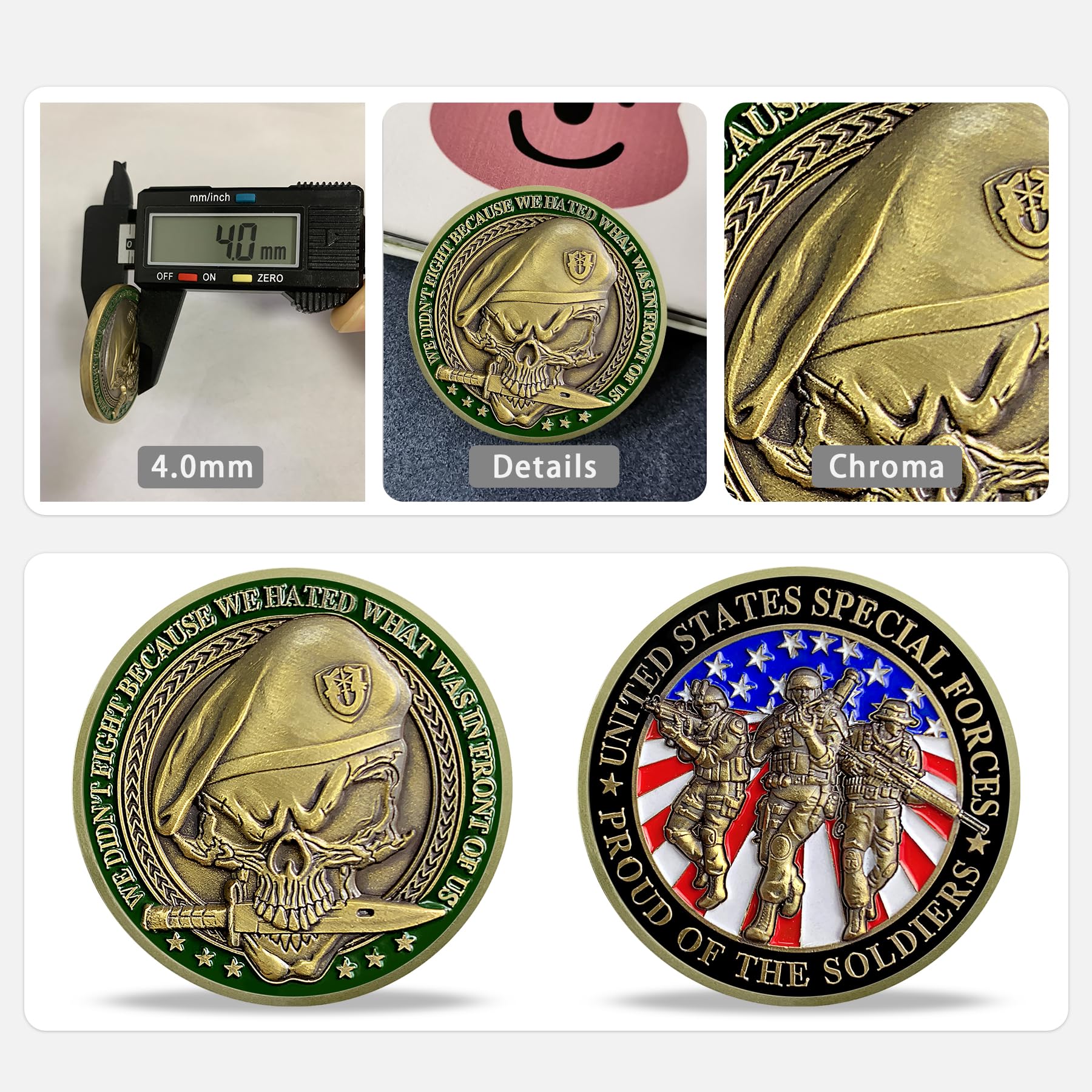 Amazon.co.jp: AtSKnSK アメリカ特殊部隊 ミリタリー チャレンジコイン
