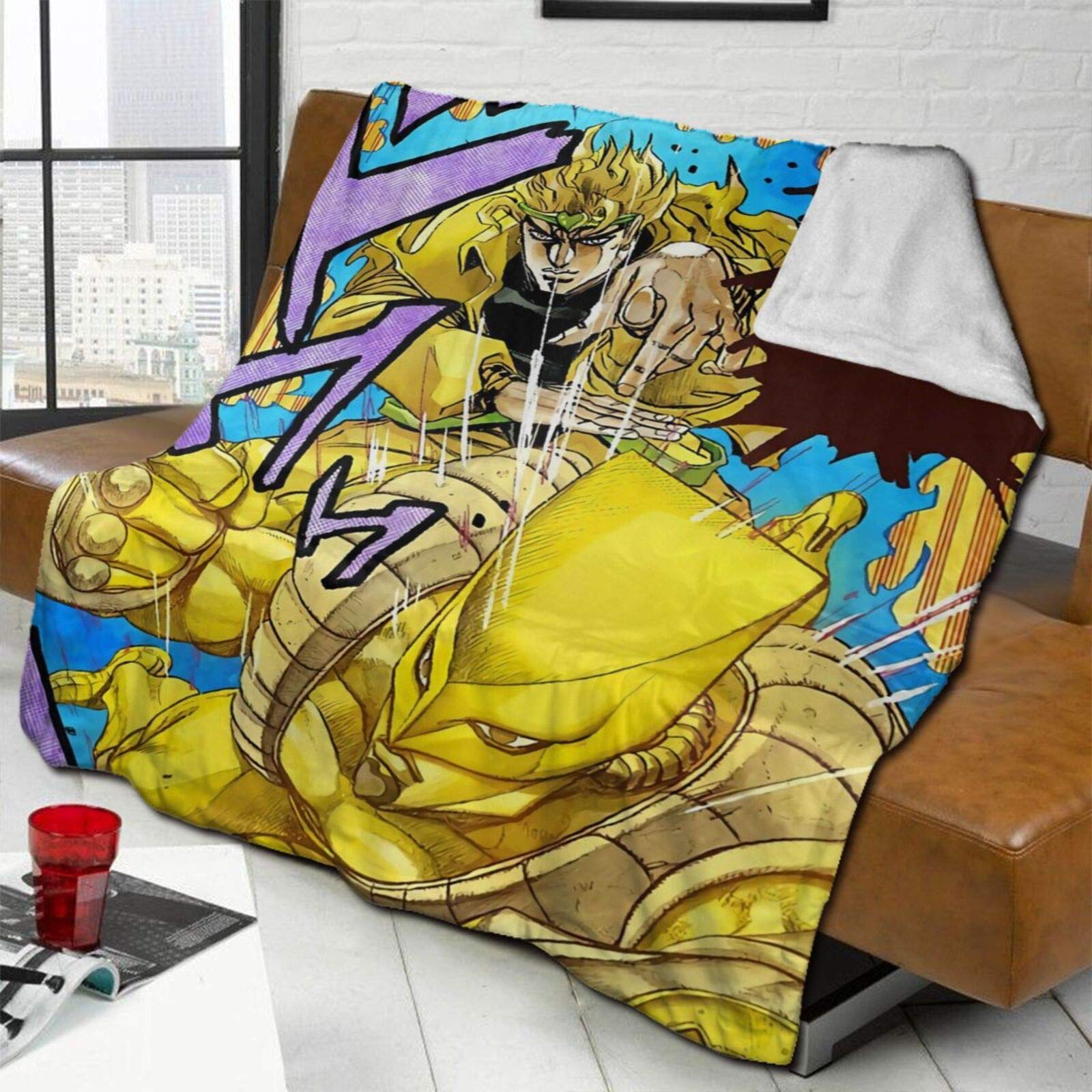 Amazon.com: Fluffy Blanket JoJo-S Bizarre Adventure Bed Blankets