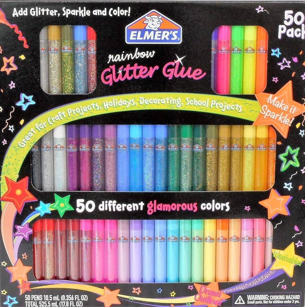 Amazon.co.jp: elmer s 3 d ペン グリッターグル 50 本 入り : おもちゃ