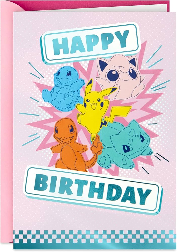 Amazon | Hallmark (ホールマーク) ポケモン バースデーカード 子供用