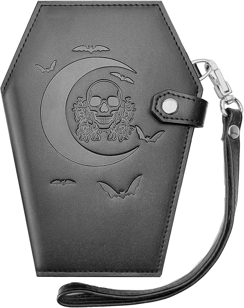 Amazon.com: Lazy Skull Large Coffin Wallet – Horror Coffin Purse