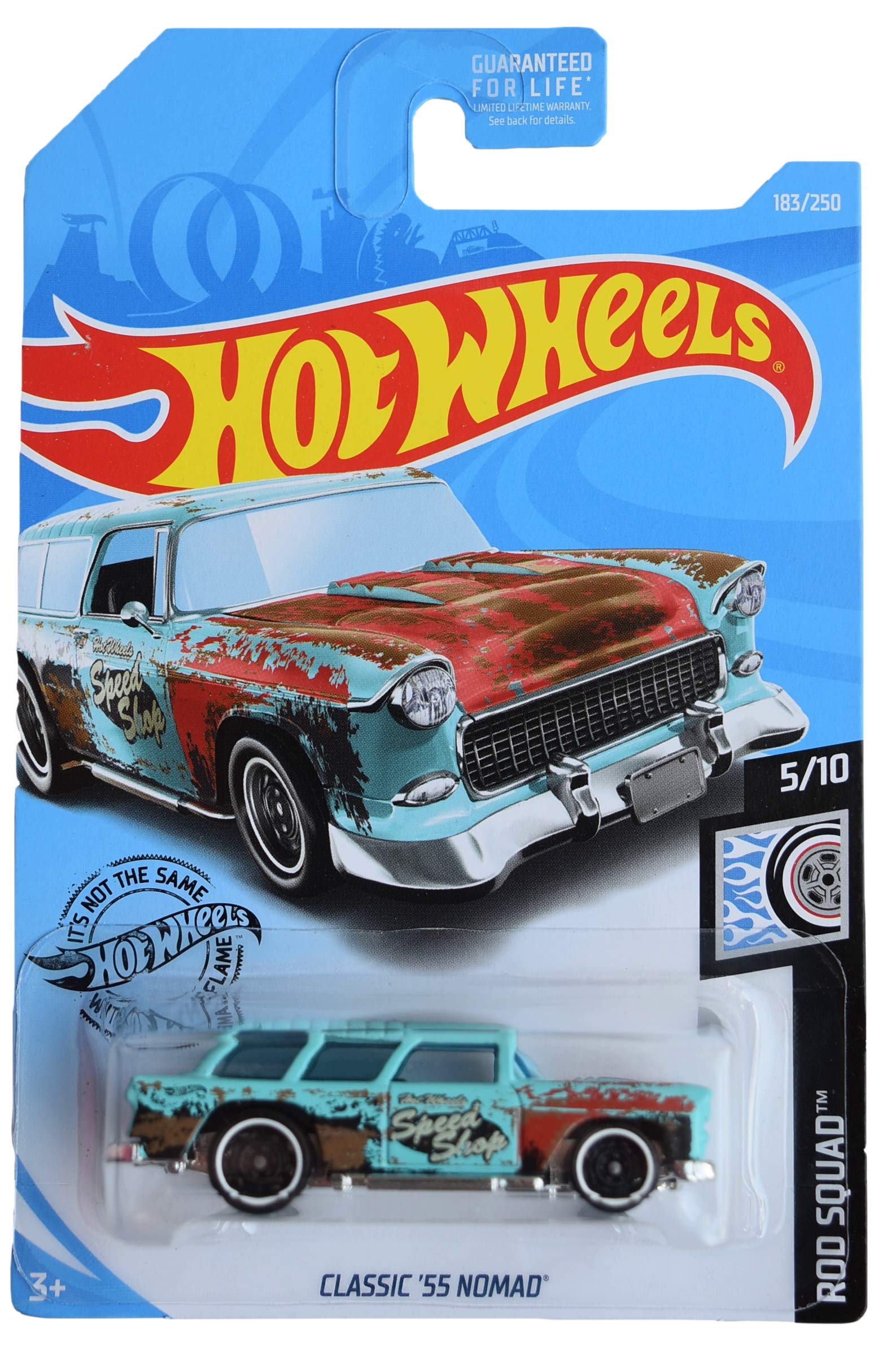 Amazon | Hot Wheels Rod Squad Series 5/10 Classic '55 Nomad 183