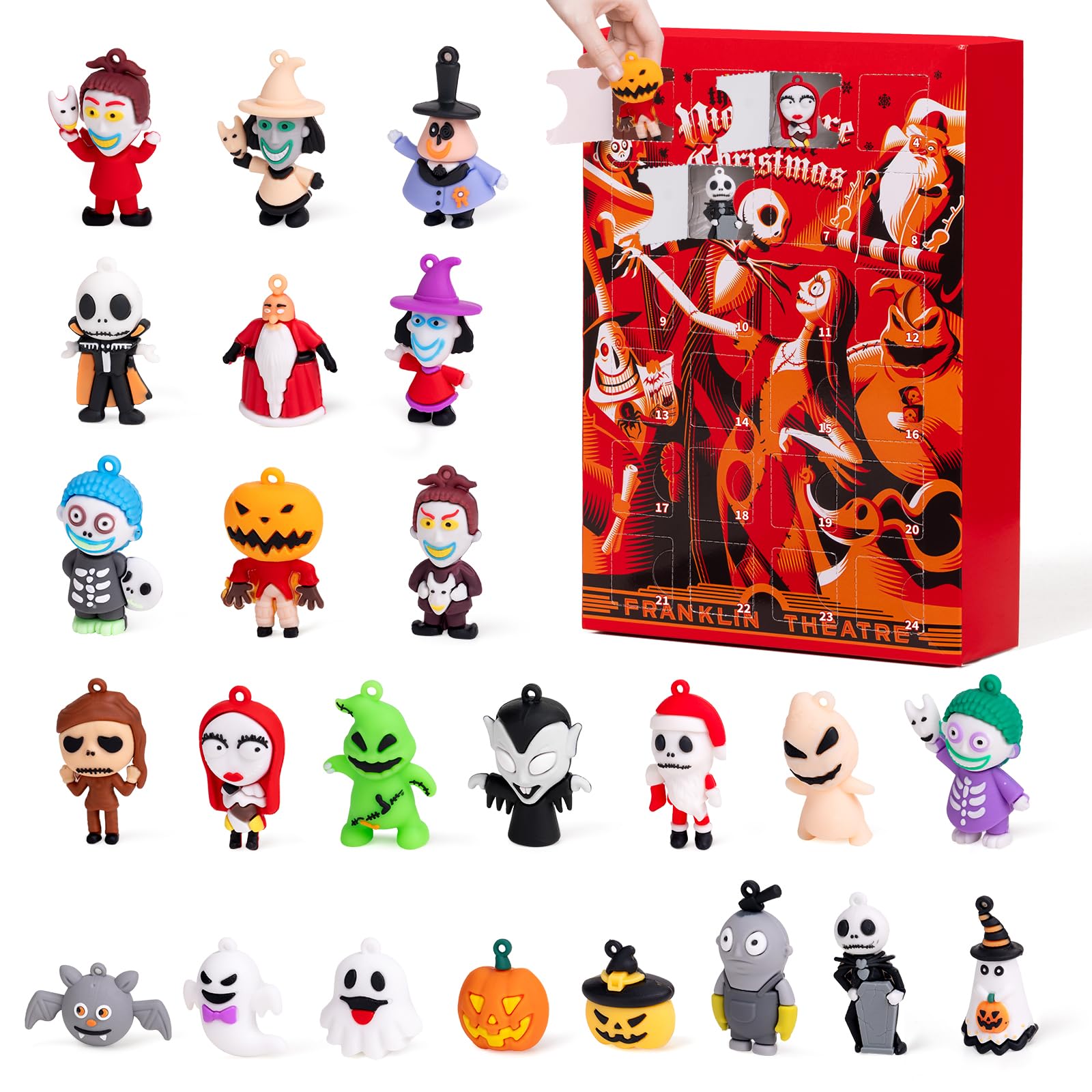 Amazon.co.jp: クリスマスアドベントカレンダー2024、ナイトメアー