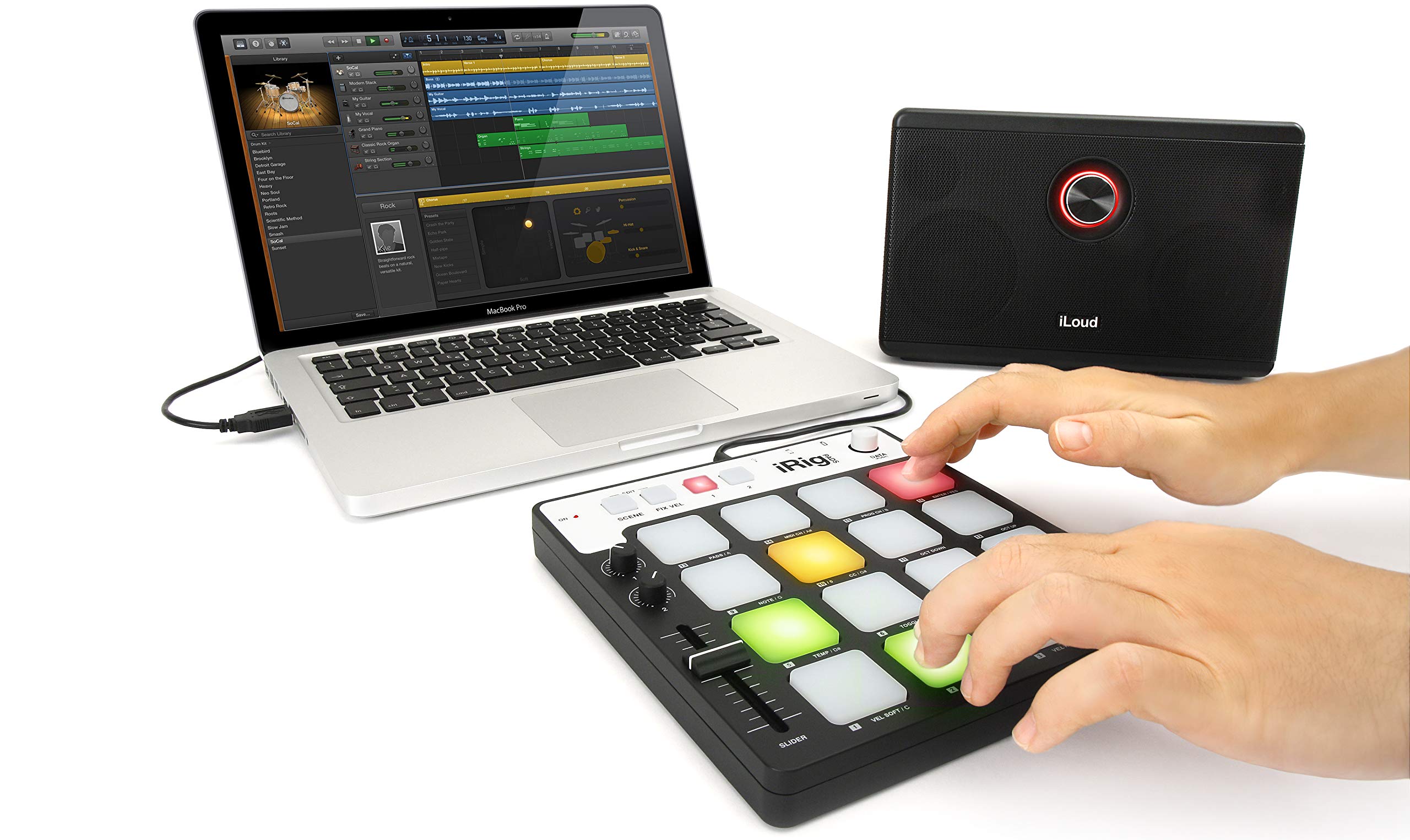 Amazon | IK Multimedia iRig Pads MIDIグルーブ ・コントローラー