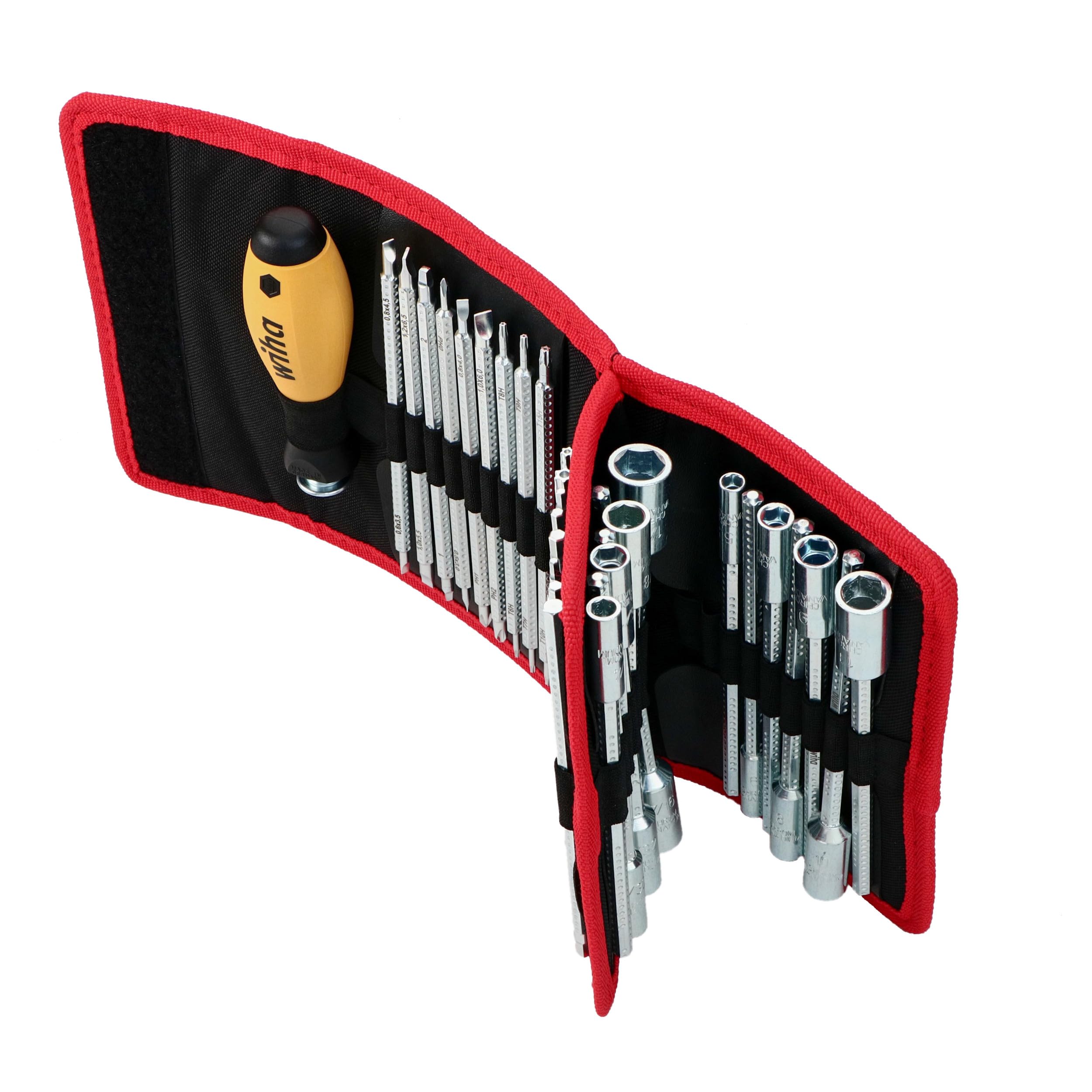 Amazon.com: Wiha 28187 ESD Safe Drive-Loc VI Wallet Set, 32 Piece