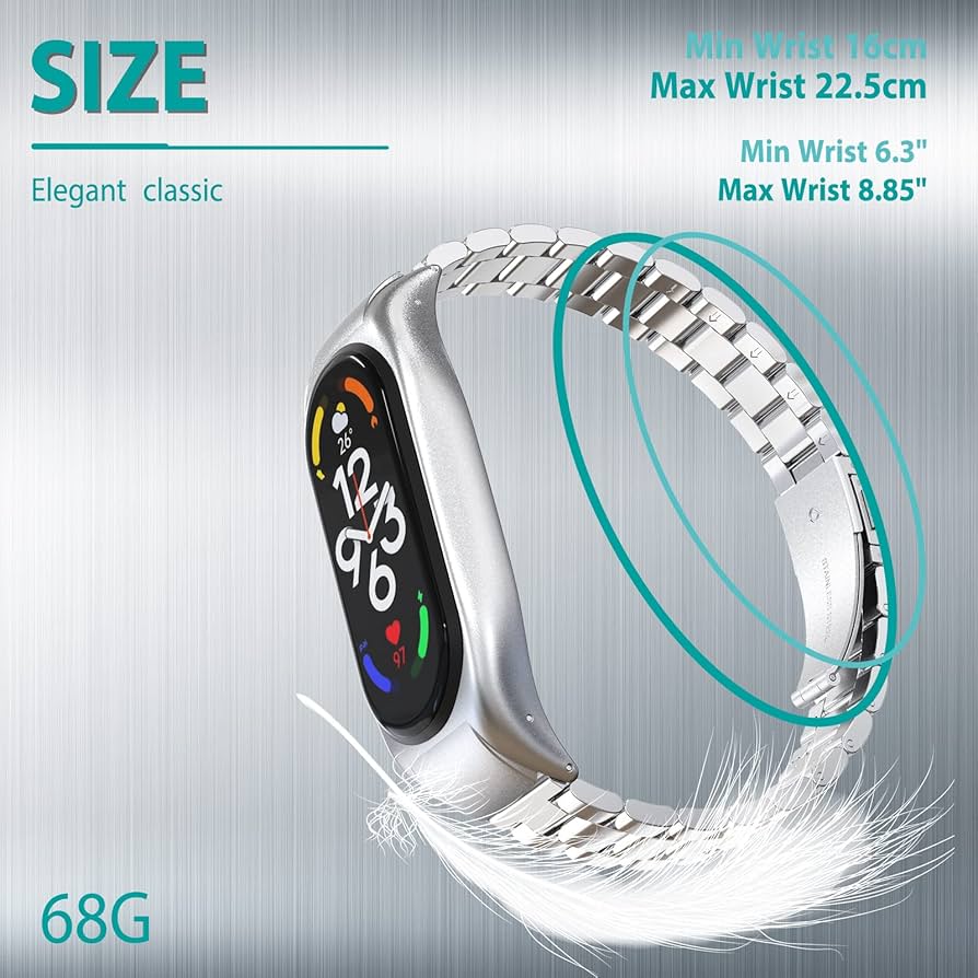 Amazon.co.jp: [GeeRic] Xiaomi Smart Band 7 対応 バンド 金属