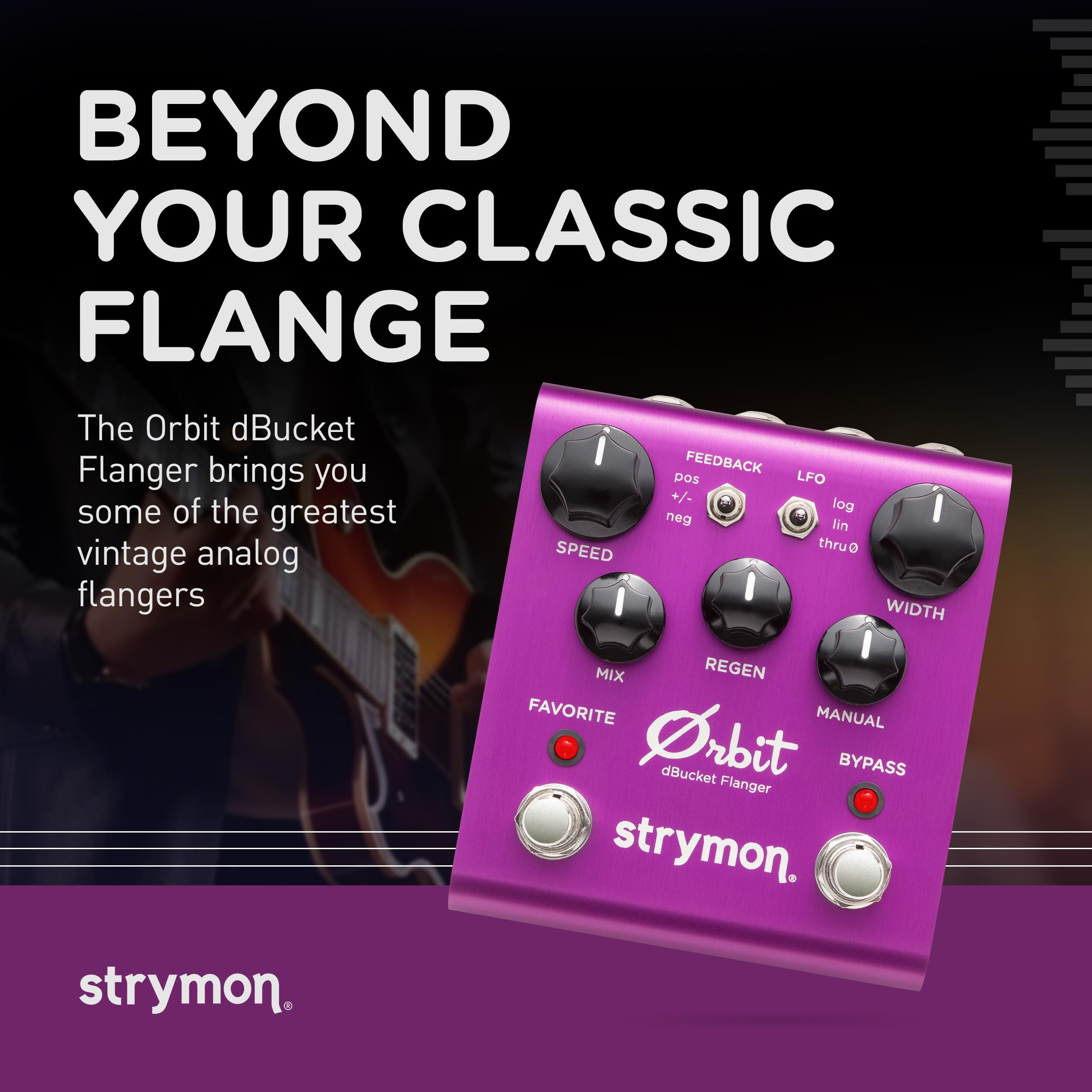 Amazon | Strymon Orbit dBucket フランジャーペダル | ギター