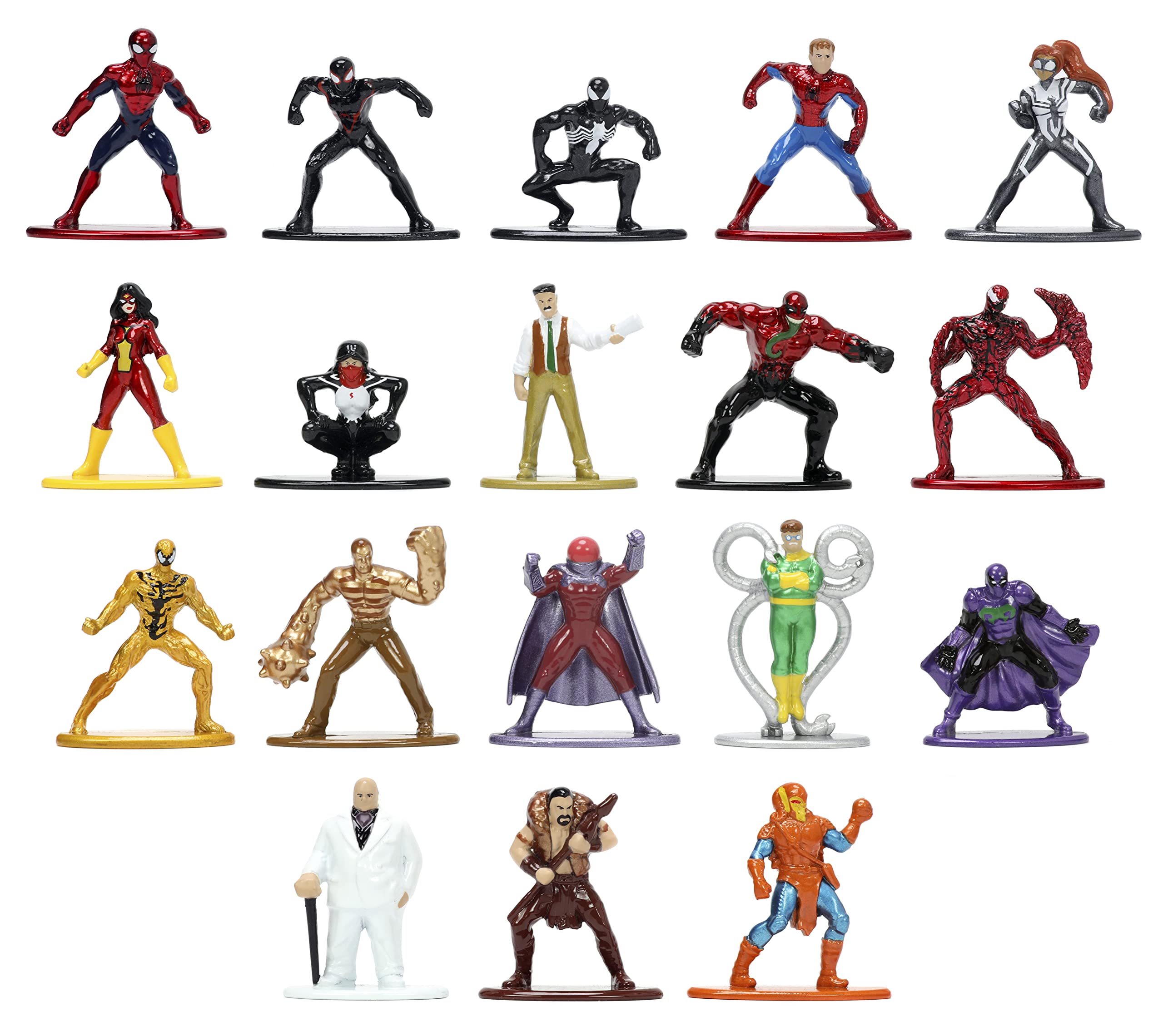 Amazon.com: Jada Toys Marvel Spider-Man 18-Pack Series 8 Die-cast