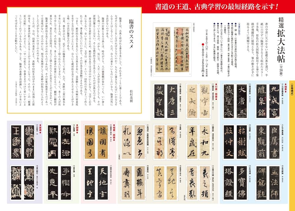 泰山刻石[百六十五字本]―秦 (精選拡大法帖 16) | 二玄社編集部 |本