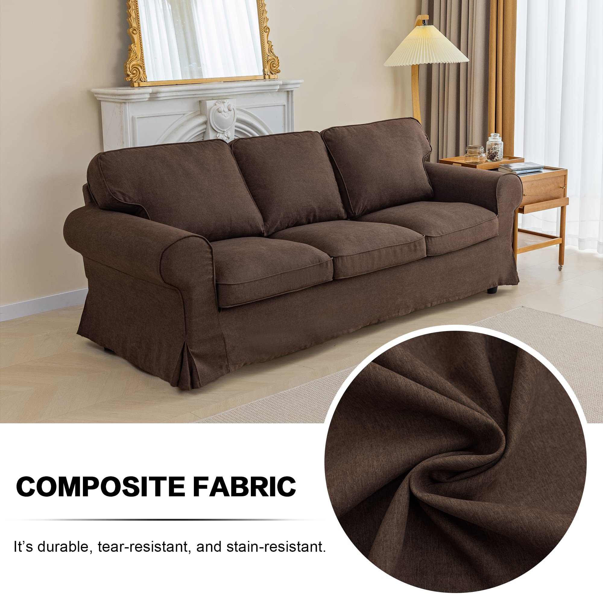 Amazon｜MASWOND カスタムメイド ソファカバー IKEA EKTORP ラブシート