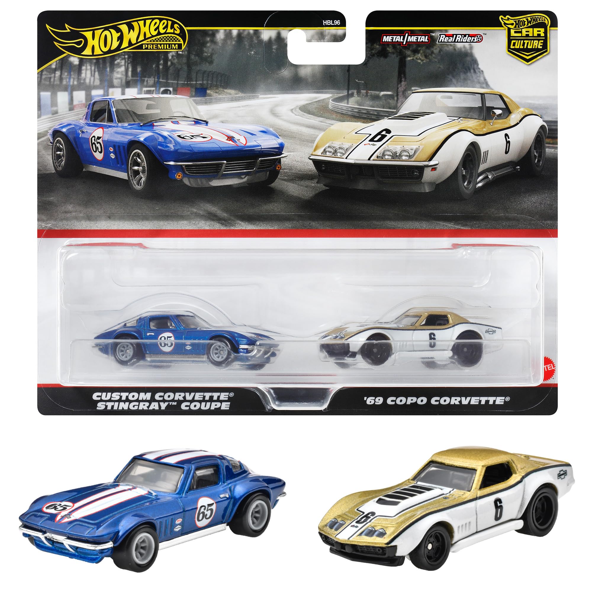 Amazon | ホットウィール(Hot Wheels) プレミアム 2パック '69 COPO
