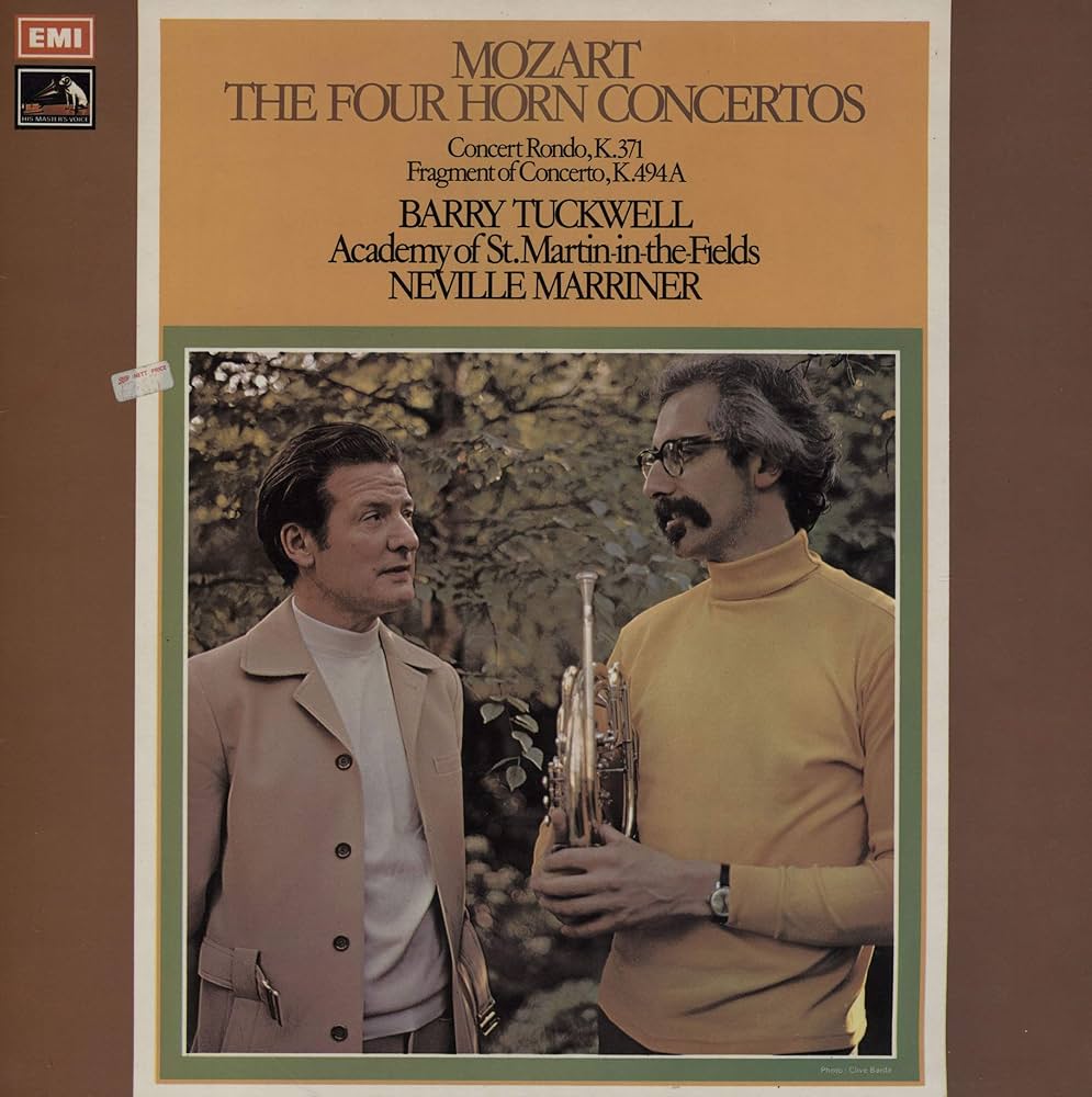 Amazon.com: ASD 2780 BARRY TUCKWELL Mozart 4 Horn Concertos LP