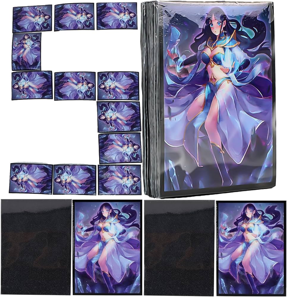 Amazon.co.jp: 遊戯王カードスリーブ 黒 50枚パック 日本製スモール