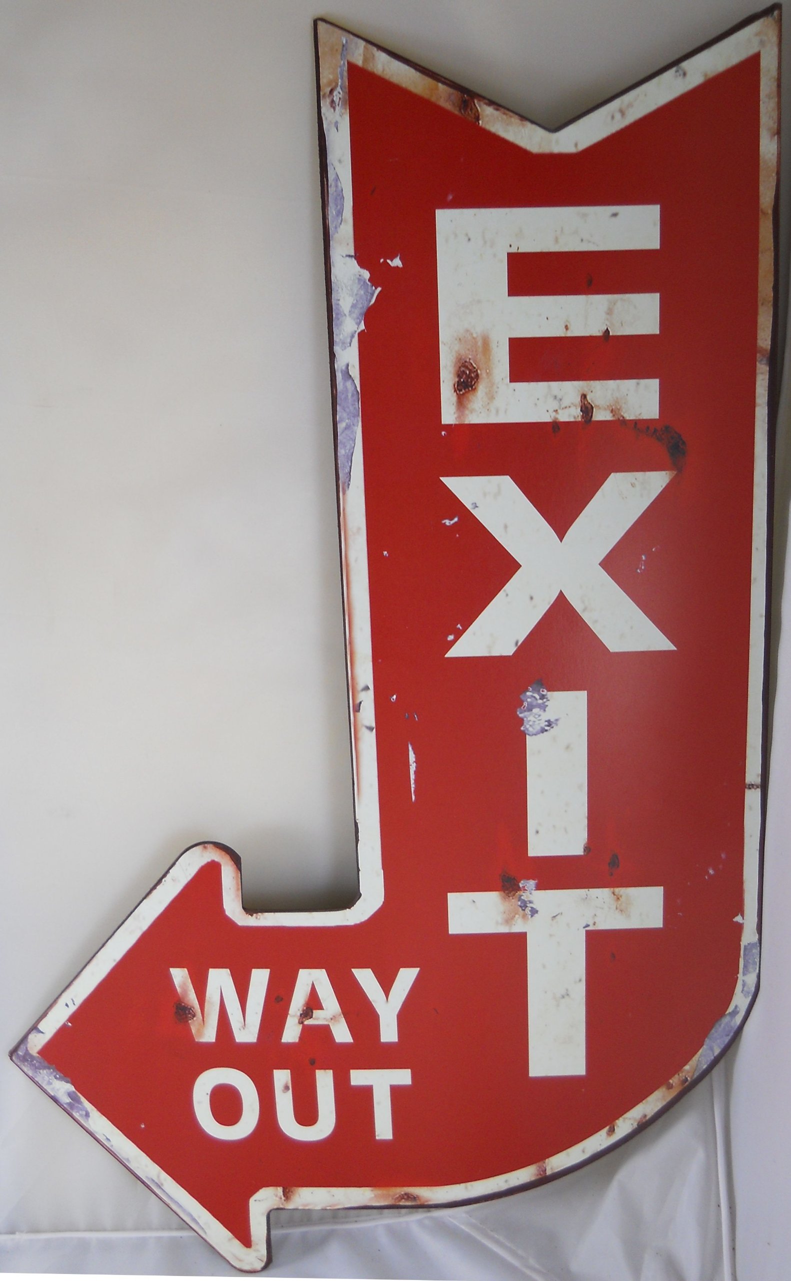 Vintage Looking EXIT Way Out Sign - Decorative Plaques - Amazon.com